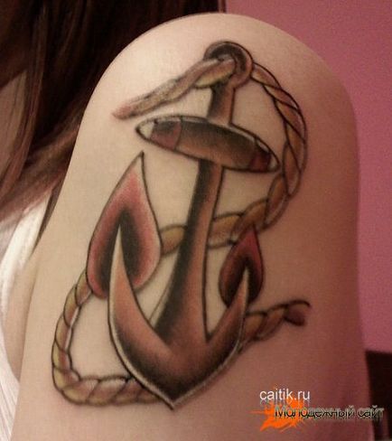 Az érték a horgony tetoválás - tattoo kép