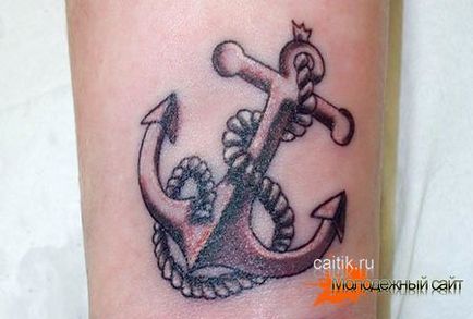 Az érték a horgony tetoválás - tattoo kép