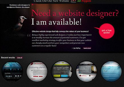 30 Exemple de design portofoliu web - grafică