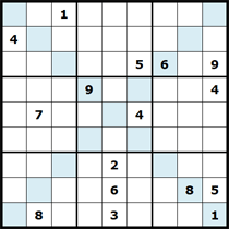 7Xsudoku - додаткові блоки в судоку