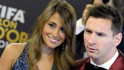 Antonella Roccuzzo és Lionel Messi felesége csillag foci