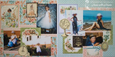 Album de fotografie mare ca cadou pentru o fiică de 18 ani - scrapbooking creativ