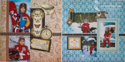 Album de fotografie mare ca cadou pentru o fiică de 18 ani - scrapbooking creativ