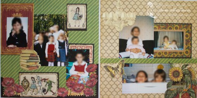 Album de fotografie mare ca cadou pentru o fiică de 18 ani - scrapbooking creativ