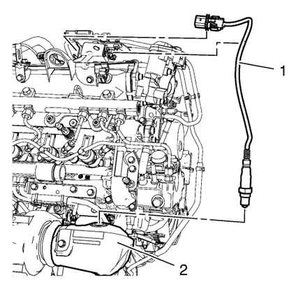 Chevrolet aveo 2012 заміна обігрівається кисневого датчика (ho2s)