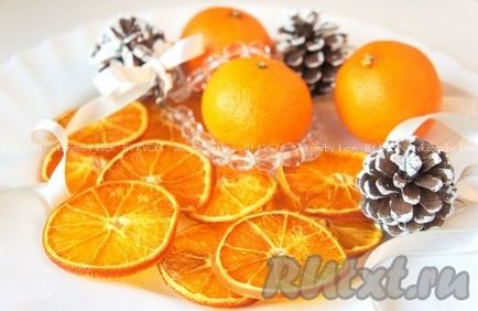 Chips otthonában citrus - egy recept egy fotó