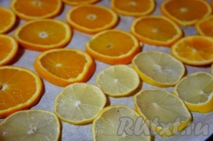 Chips otthonában citrus - egy recept egy fotó