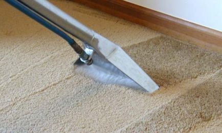 Curățați covorul cu un aspirator de detergent - reparați casa