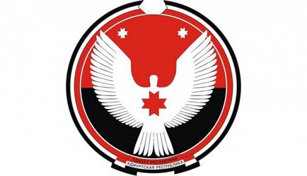 Mit jelent a címer az Udmurt, Izhevsk és Udmurt