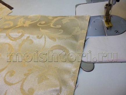 Декоративна подушка із залишків тканини, штори своїми руками