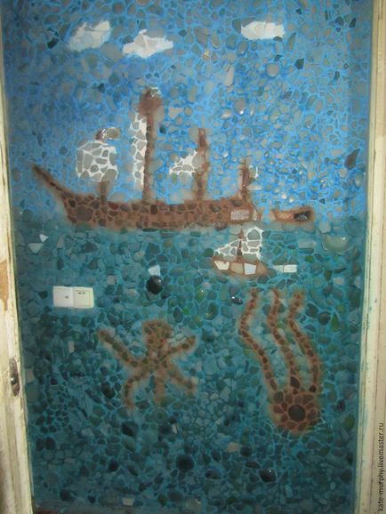 Декоруємо стіну мозаїкою з морських скелець - ярмарок майстрів - ручна робота, handmade
