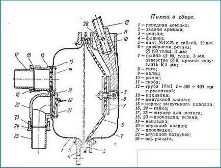 Діафрагмове помпа своїми руками