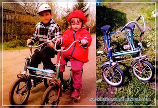 Dublă bicicletă (tandem) cu mâinile tale pentru gemeni, cu mâinile tale - cum să te faci