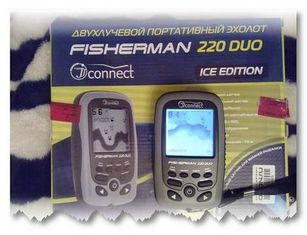 Ехолот для зими fisherman 220 duo ice edition, успішна риболовля