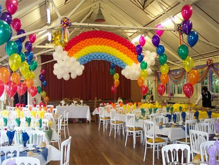 Cifre de la baloane la nunta de la designul si decorarea baloanelor de nunta - cununie