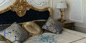Фото текстилю в інтер'єрі спальні