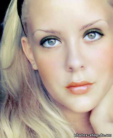 Glamour modell Photoshop (lépésről lépésre bemutató) Glamour modell Photoshop
