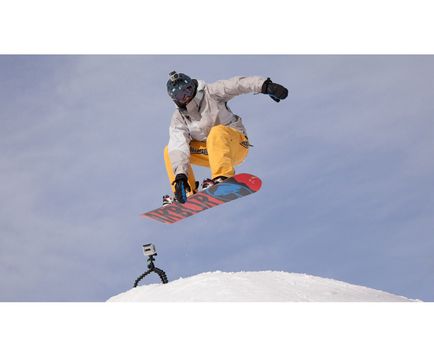 Gopro și snowboard