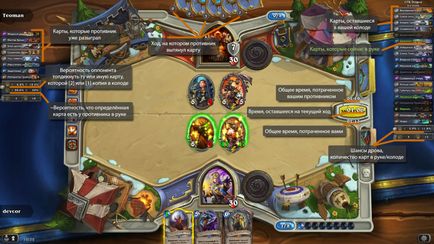 Hearthstone fedélzet tracker személyes nézet