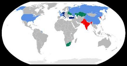 Вивчаємо список країн, що мають ядерну зброю