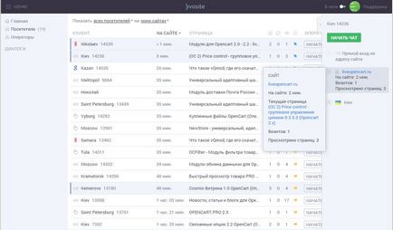 Jivosite, opencart și de ce aceste ferestre sunt necesare pe site