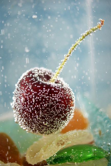 Cum să fotografiezi fructele cu bule