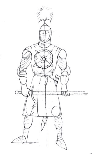 Як намалювати лицаря олівцем олівцем поетапно - статті на порталі продажу робіт майстрів