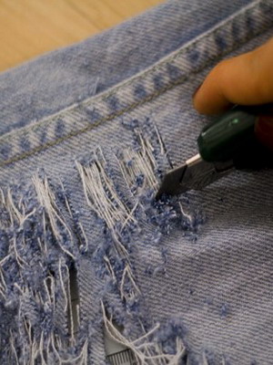 Як порізати джинси - інструкція по втіленню - на шпильках!
