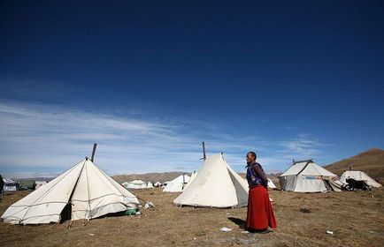 Milyen az „égi temetés” Tibetben - Hírek képekben