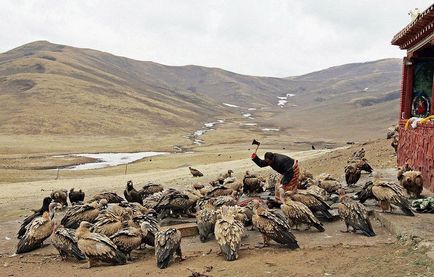 Milyen az „égi temetés” Tibetben - Hírek képekben