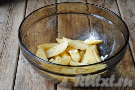 Sült krumpli a mikrohullámú - a recept egy fotó