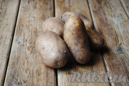 Cartofi coapte în cuptorul cu microunde - rețetă cu fotografie