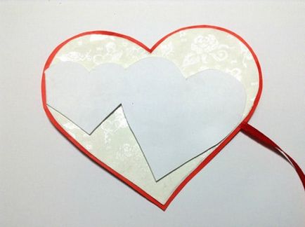 Cheia din inima mea este o valentină în tehnica scrapbooking-ului cu mâinile mele