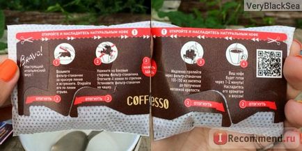 Cafea sol coffesso classico italiano, - 10 filtre-cești - 