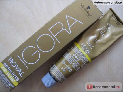 Vopsea pentru păr gri igora speciale de absolut regal - 