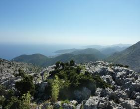 Creta relief - gama de munte - terenul Cretei - drumeții montane de mai multe zile - drumeții în peșteri - trasee