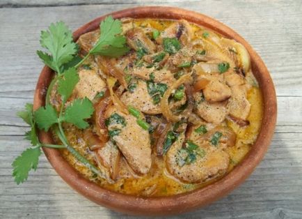 Csirke burgonyával és sajttal - receptek Multivarki