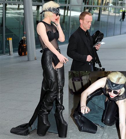 Lady Gaga - victima numărul 1 (foto paparazzi)