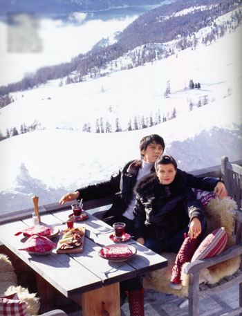 Leonidchev și Agniya Kuznetsova romantism în Alpi, bârfă