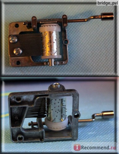 Механізм без корпусу для музичної шкатулки hand crank mechanical musical music box movement