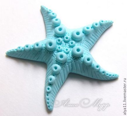 Sea csillag polimer agyag - Fair Masters - kézzel készített, kézzel készített
