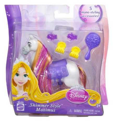 Un set cu accesorii - un rapunzel de mare cal de la mattel, bdj55-bdj53 - cumpara in magazinul online