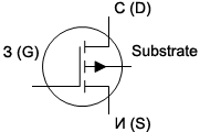 Desemnarea tranzistorului cu efect de câmp este denumirea grafică convențională a tranzistorului cu efect de câmp