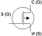 Позначення польового транзистора умовне графічне позначення польового транзистора