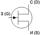 Позначення польового транзистора умовне графічне позначення польового транзистора