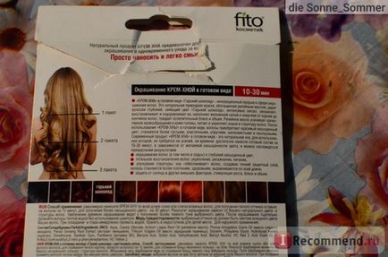 Crema de colorat-henna fitocosmetică - 