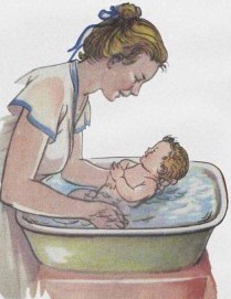 Körülbelül fürdés a baba (a gyerekek minden) Mintegy fürdő baba