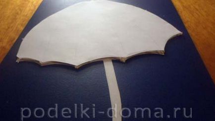 Panoul de toamnă de umbrelă de hârtie, aplicație, o cutie de idei și clase de master