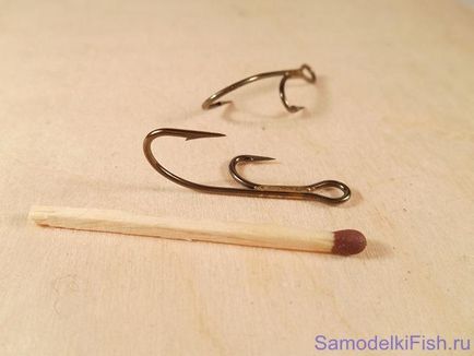 Lipirea teilor sau gemeni de mărimea potrivită, forma și combinația de cârlige cu mâinile tale - pescuitul în