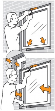 Подушки для установки вікон